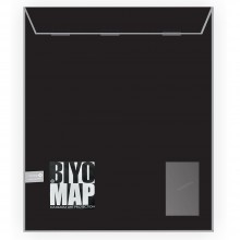 Biyomap : Reusable Artwork Shipping and Storage Bag : 130x160cm (Apx.51x63in) (Grey)