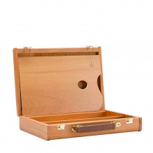 Cappelletto : CA-10 : Beechwood Colour Box With Clips : 27x38cm (Apx.11x15in)