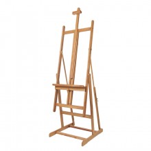 Mabef : M08 Beech Studio Easel, max canvas 71in high, tilts to completely horizontal