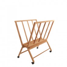 Mabef : M40 Beech Print Rack : 22x34x40in (Apx.56x86x102cm)