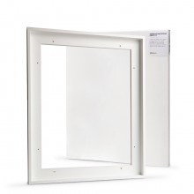 Jackson's : 40x50cm 19mm Premium Cotton Canvas and White 23mm Rebate Ready-Made Wooden Tray (Float) Frame Set