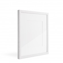 Jackson's : White Window Mount Frame : 8x10in Artwork : 13.5x15.5in Frame Size (Apx.20x25cm - 34x39cm)