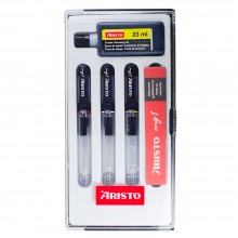 Aristo : Technical Pen Set 0.18,0.25,0.35 + Black Ink