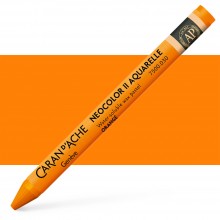 Caran d'Ache : Neocolor II : Watercolour Crayon : Orange