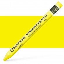 Caran d'Ache : Neocolor II : Watercolour Crayon : Lemon Yellow
