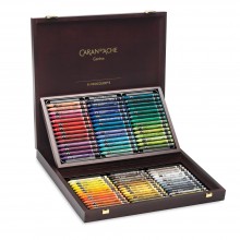 Caran d'Ache : Neocolor II : Watercolour Crayon : 84 in a Wooden Box