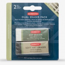 Derwent : Dual Eraser : Twin Pack