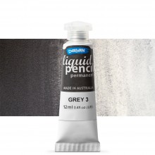 Derivan : Liquid Pencil : 12ml : Permanent : Grey 3