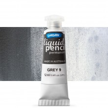 Derivan : Liquid Pencil : 12ml : Permanent : Grey 9