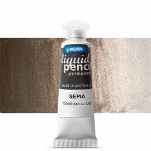 Derivan : Liquid Pencil : 12ml : Permanent : Sepia