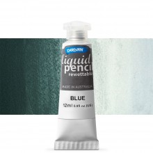 Derivan : Liquid Pencil : 12ml : Rewettable : Blue
