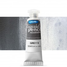Derivan : Liquid Pencil : 12ml : Rewettable : Grey 9
