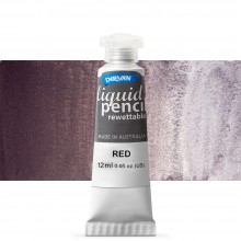Derivan : Liquid Pencil : 12ml : Rewettable : Red