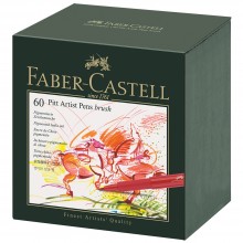 Faber-Castell : Pitt : Artists Brush Pen : Set of 60 Assorted Colours