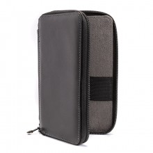 Speedball : Leather Black Folding Colour Pencil Case Holds 24