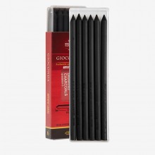 Koh-I-Noor : Gioconda Compressed Charcoal for Leadholder 5.6mm : Set of 6 : Soft