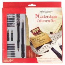 Manuscript : Masterclass Set : 2 Fountain Pens, 12 Assorted Inks and More