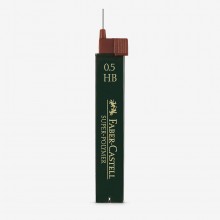 Faber-Castell : Super Polymer Pencil Leads : Pack of 12 : 0.50mm : HB