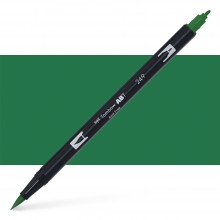 Tombow : Dual Tip Blendable Brush Pen : Hunter Green