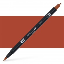 Tombow : Dual Tip Blendable Brush Pen : Redwood
