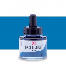 Royal Talens : Ecoline : Liquid Watercolour Ink : 30ml : Prussian Blue