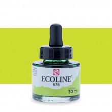 Royal Talens : Ecoline : Liquid Watercolour Ink : 30ml : Grass Green