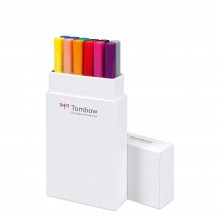 Tombow : Art Dual Blendable Brush Pens : Primary Colours : Set of 12