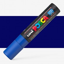 Uni : Posca Marker : PC-17K : Extra Broad Chisel Tip : 15mm : Blue