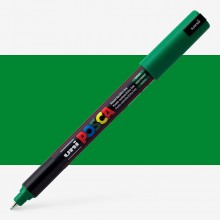 Uni : Posca Marker : PC-1MR : Ultra-Fine Pin Tip : 0.7mm : Green