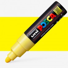 Uni : Posca Marker : PC-7M : Bullet Tip : 4.5 - 5.5mm : Yellow
