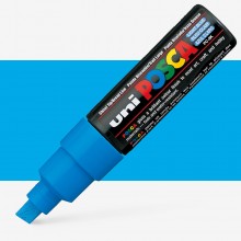 Uni : Posca Marker : PC-8K : Chisel Tip : 8mm : Light Blue