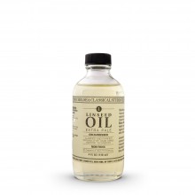 Chelsea Classical Studio : Clarified Extra Pale Cold Pressed Linseed Oil : 4oz (118ml)