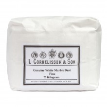Cornelissen : Marble Dust Fine Grain : Genuine White : 25kg allow 2 weeks extra for delivery