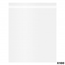 Jackson's : Self-Seal Polypropylene Bag : Pack of 100 : 8x10in (Apx.20x25cm)