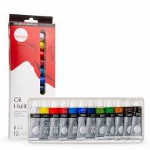 Daler Rowney : Simply Oil Paint Set : 12ml : Set Of 12