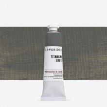 Langridge : Oil Paint : 40ml : Titanium Grey