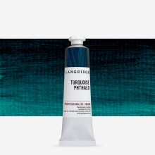 Langridge : Oil Paint : 40ml : Turquoise Phthalo