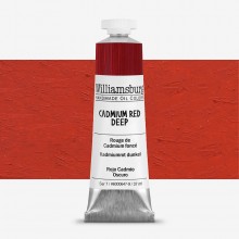 Williamsburg : Oil Paint : 37ml Cadmium Red Deep