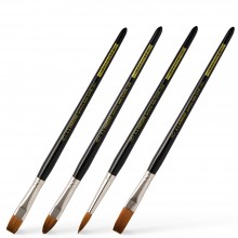 Handover : Series K : Short Handled Synthetic Sable Brushes
