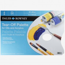 Daler Rowney : Tear Off Palettes - For Oil & Acrylic