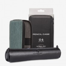 Global : Leather Folding Colour Pencil Cases
