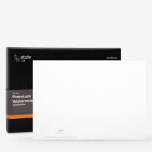 Etchr : Watercolour Blank Greetings Card & Envelope : 300gsm : Pack of 30 : Not