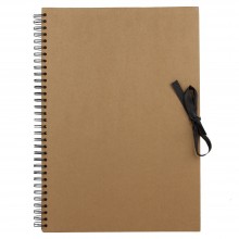 Seawhite : A3 Brown Paper Display Book : 40 sheets : spiral pad