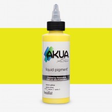 Akua : Liquid Pigment : 4oz : 118ml : Lemon Yellow