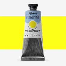 Cranfield : Caligo : Safe Wash : Etching Ink : 75ml : Arylide Yellow (Process)