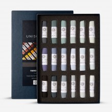 Unison Colour : Soft Pastel : Set of 18 Grey 1-18