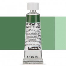 Schmincke : Horadam Gouache Paint : 15ml : Chromium Oxide Green
