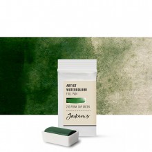 Jackson's : Artist Watercolour Paint : Full Pan : Permanent Sap Green
