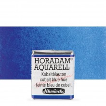 Schmincke : Horadam Watercolour Paint : Half Pan : Cobalt Blue Tone