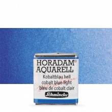 Schmincke : Horadam Watercolour Paint : Half Pan : Cobalt Blue Light